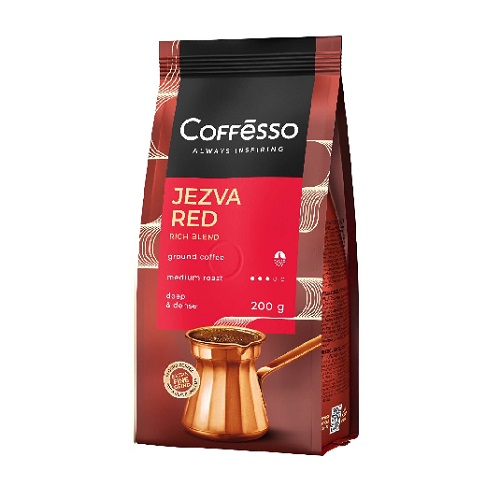 Coffesso Jezva Red, молотый, 200 гр